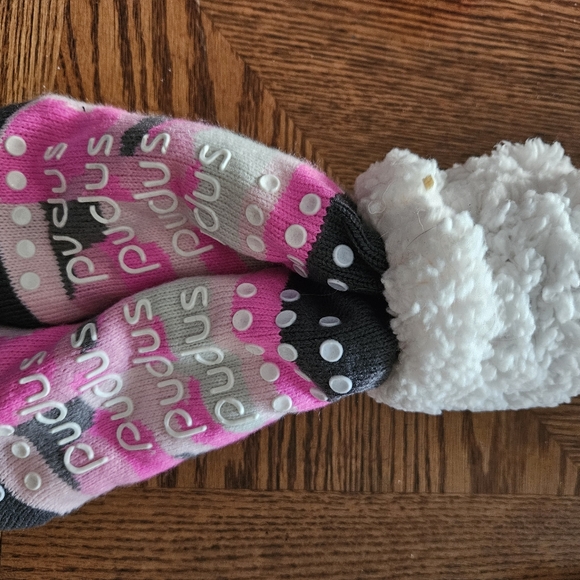 Pink/grey camo socks - Picture 3 of 4